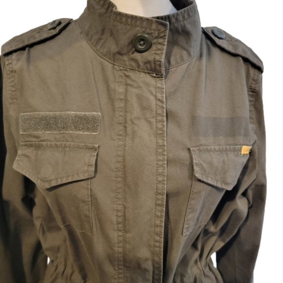 OLD Navy Military Field Style Army Green Jacket Size S - Picture 8 of 16